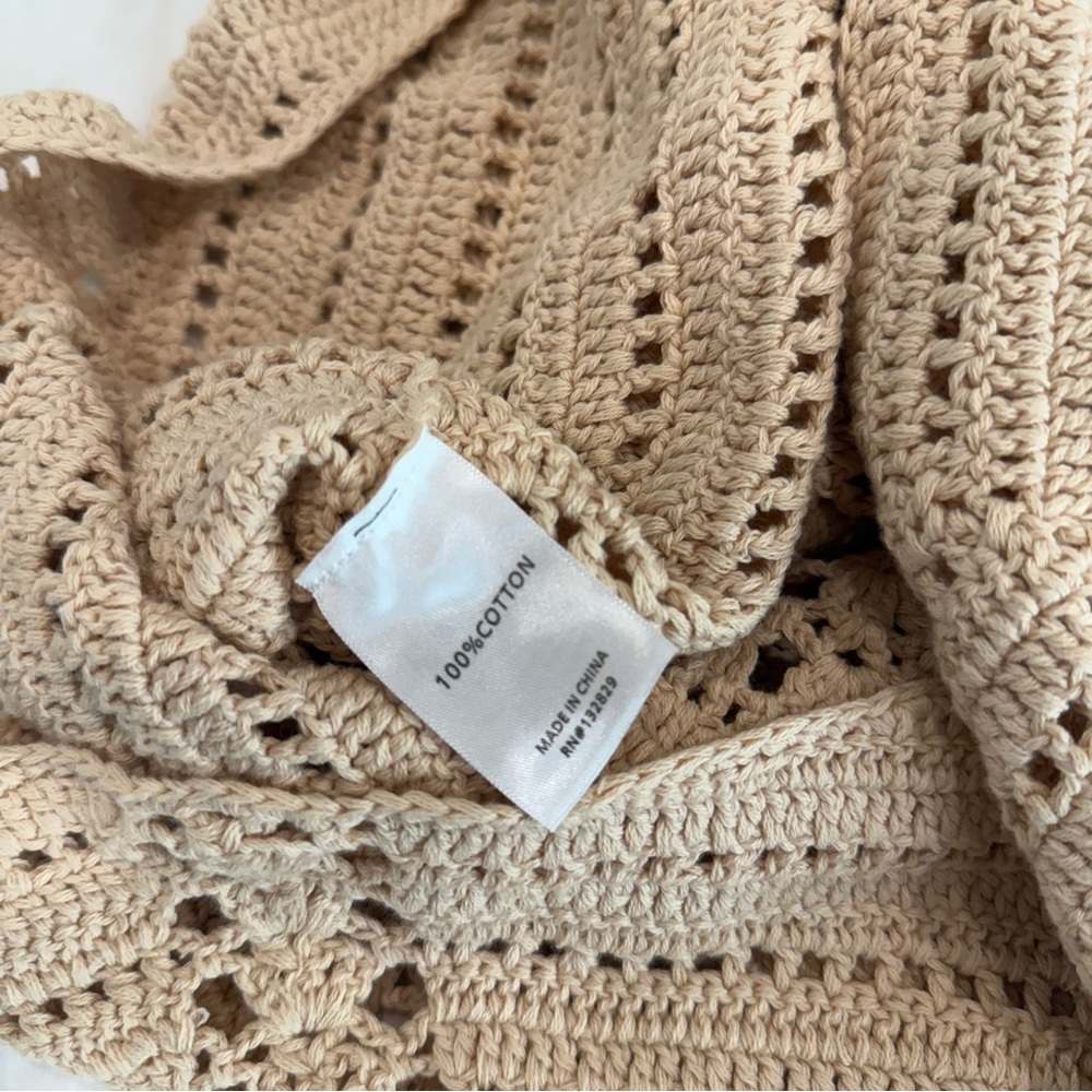 REVOLVE - Camila Coelho ~ Lyssa Hand Crochet Halter Mini Dresss - Picture 9 of 9